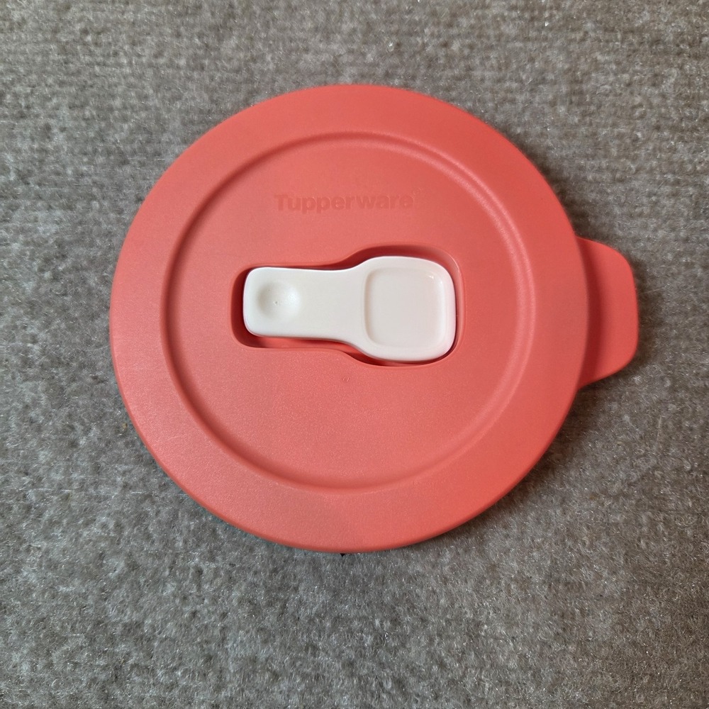 Tupperware CrystalWave Vent Lid Coral Pink Microwave Seal 7371A-2 Replacement